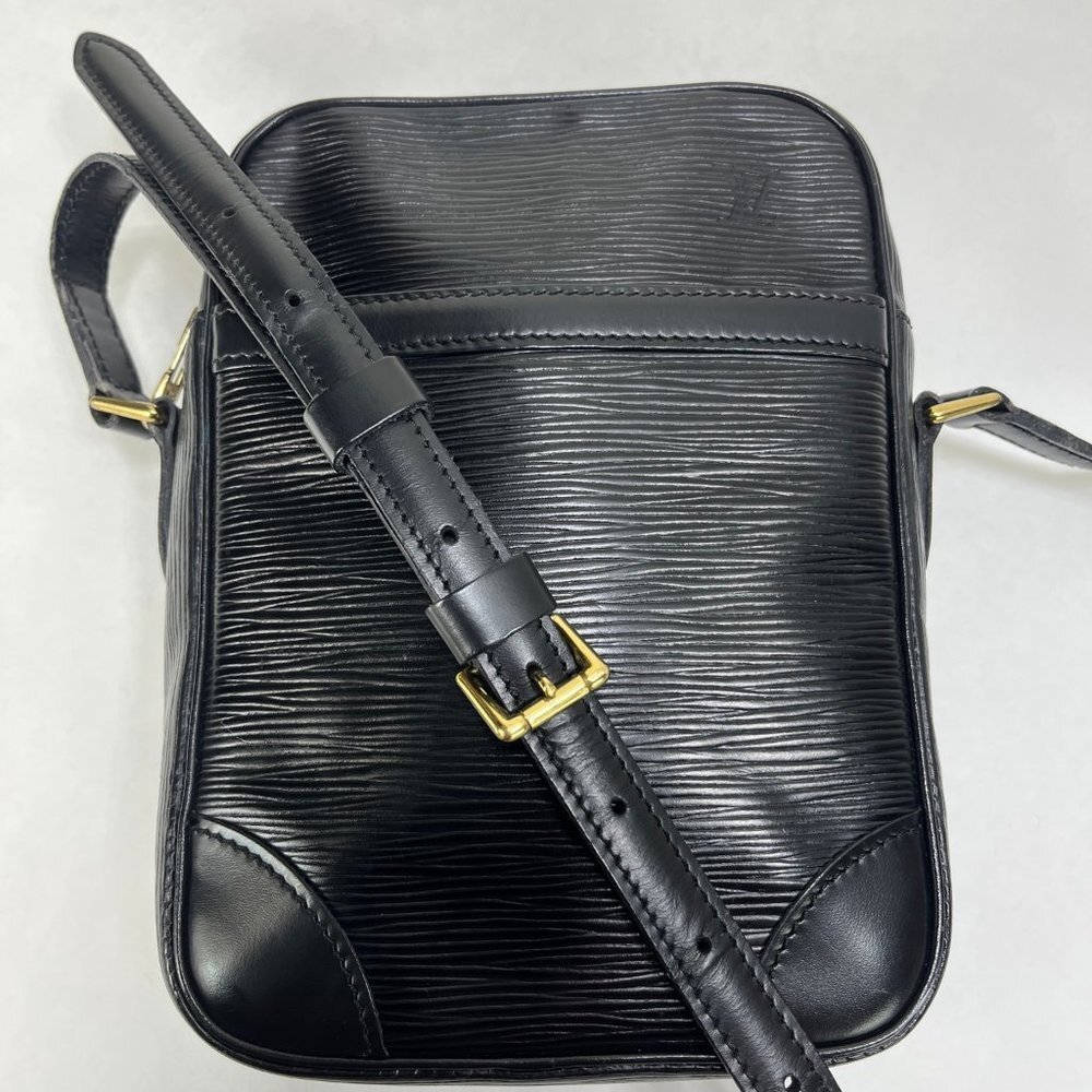 Louis Vuitton Black Leather Bag